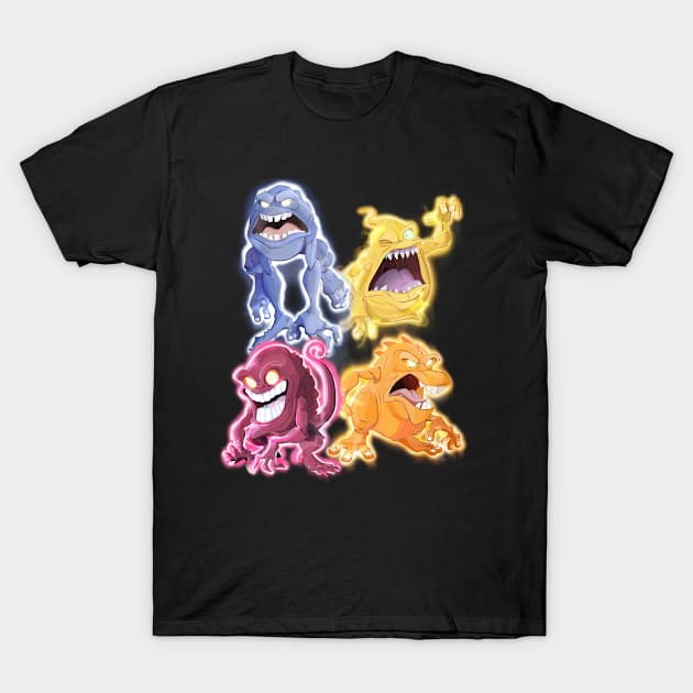 Real Ghostbusters Ghouls Wave 1 T-Shirt by DanSchoening